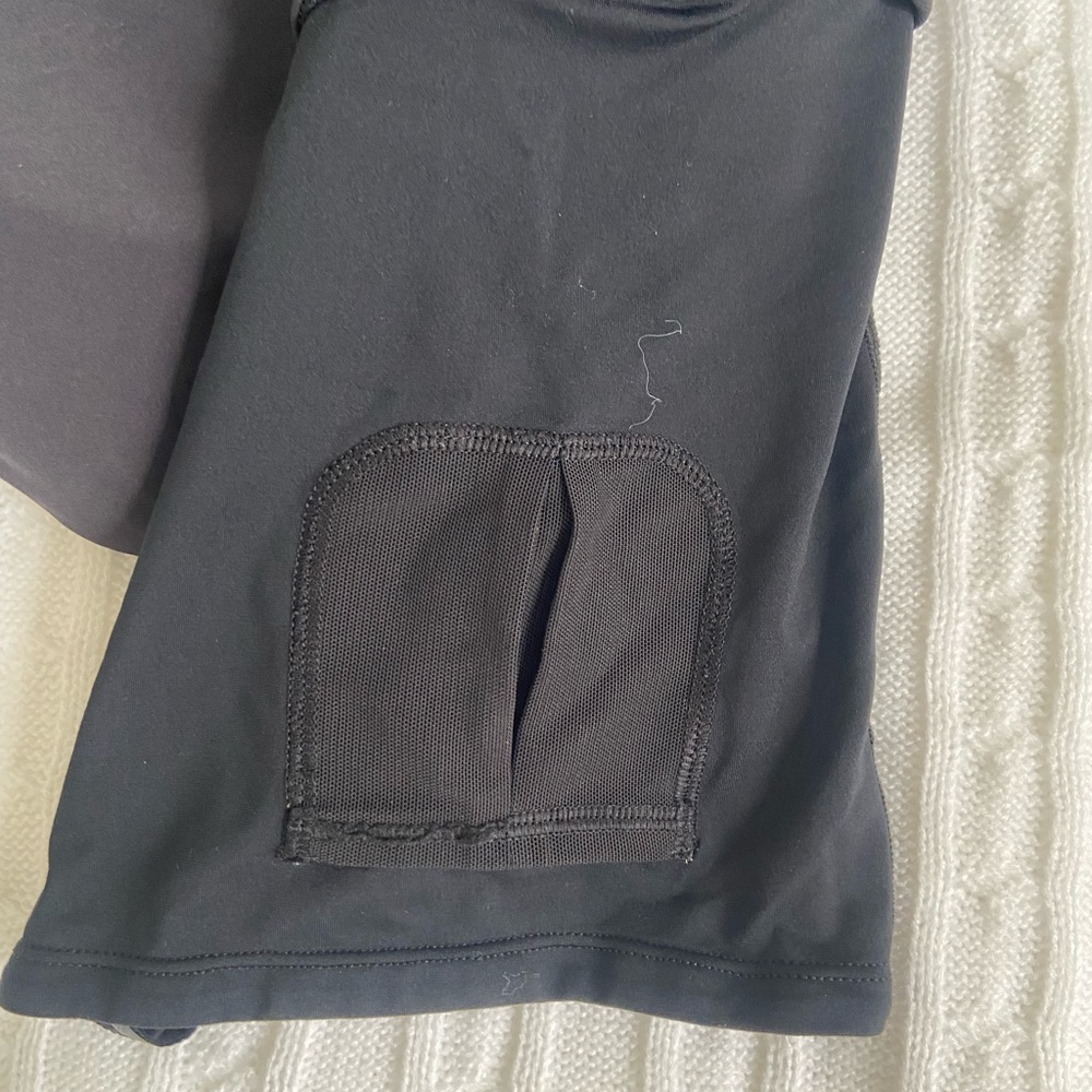 Black Ruffle Lululemon Skort - Picture 6 of 6